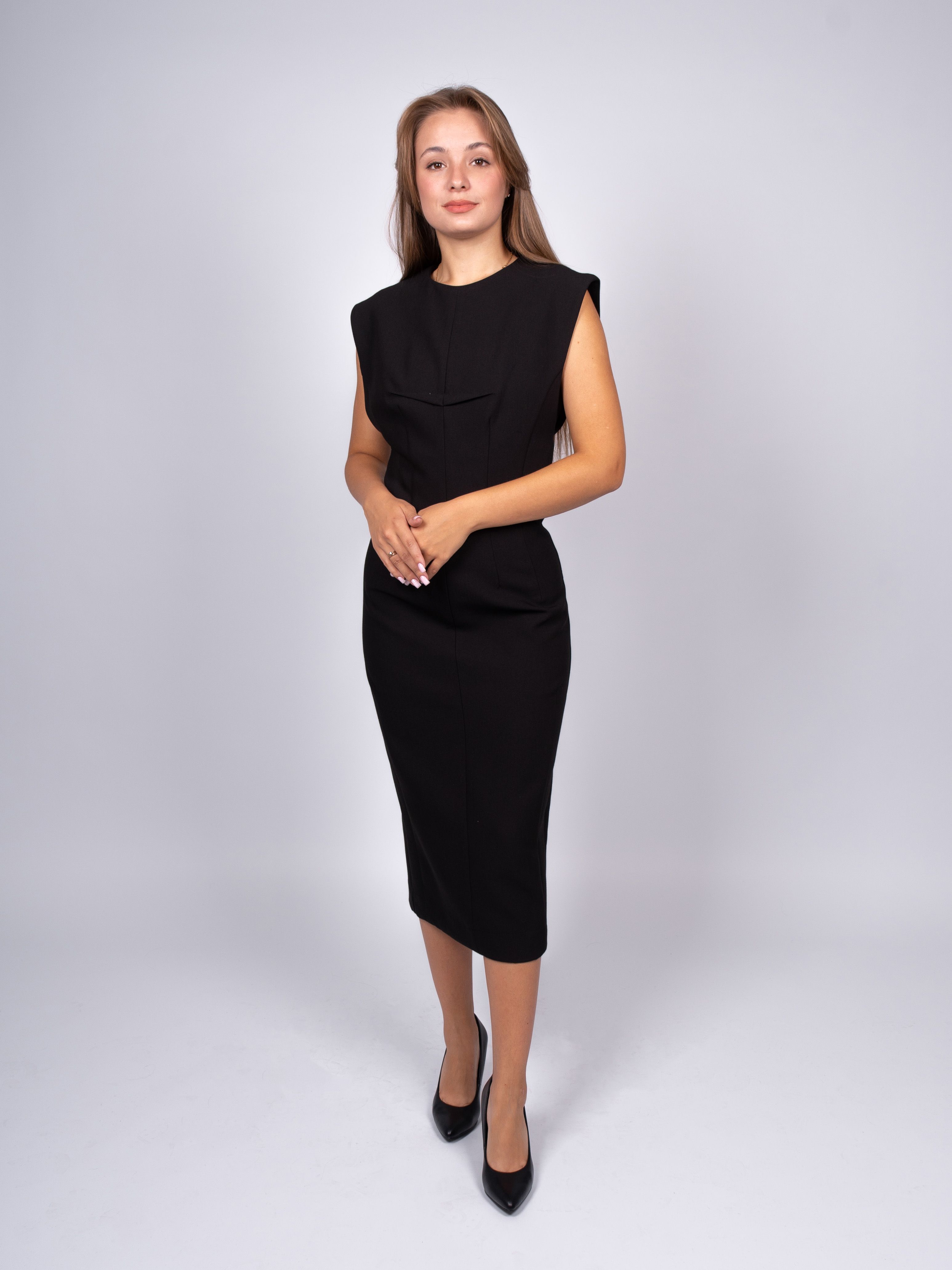 

Платье женское 365 clothes 246026 черное 46 RU, Черный, 246026
