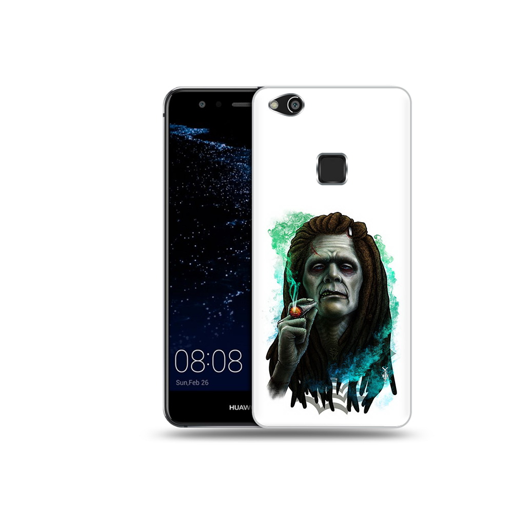 

Чехол MyPads Tocco для Huawei P10 Lite зеленый мужчина с сигаретой (PT62135.59.360), Прозрачный, Tocco