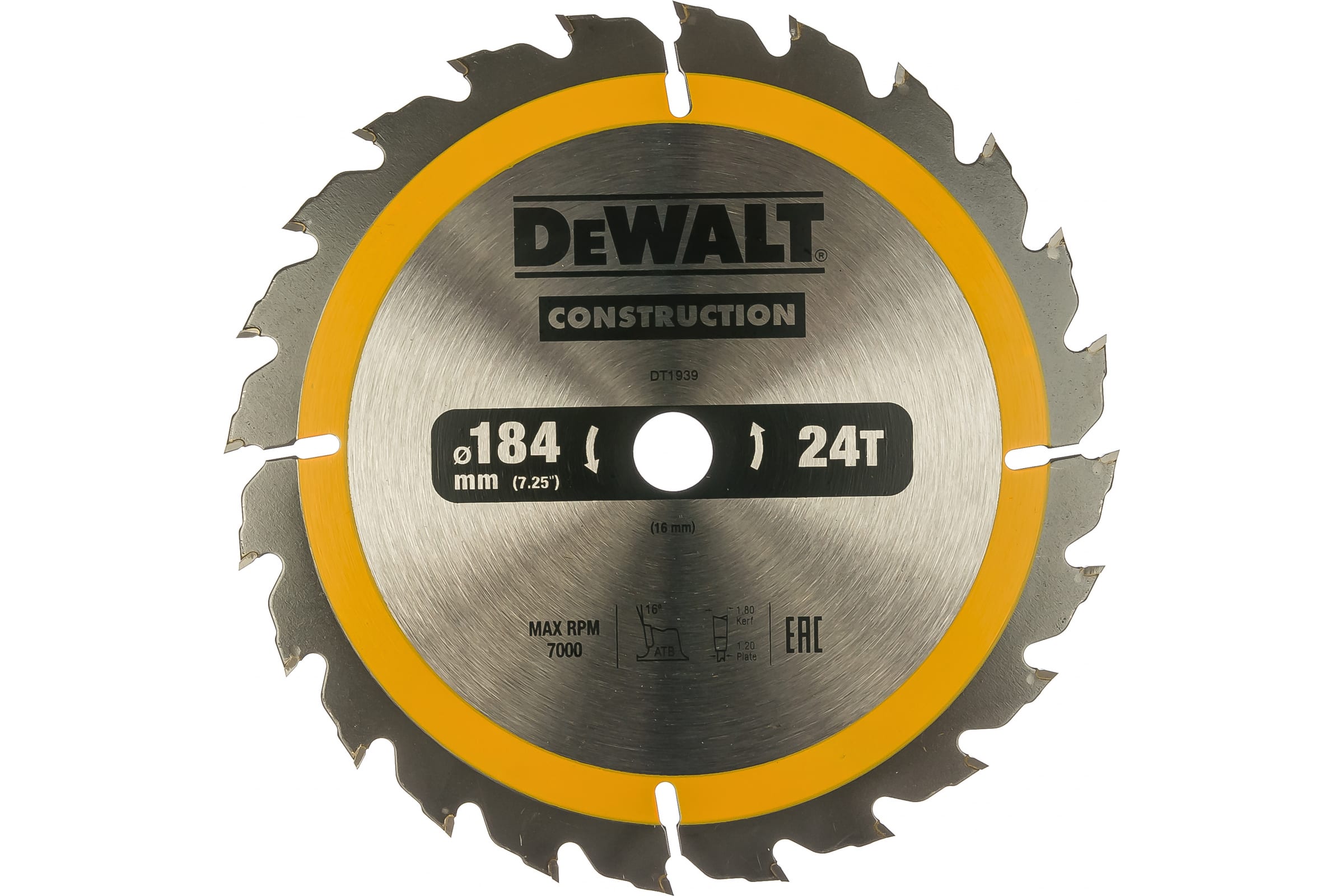 

Диск пильный DeWalt DT1939