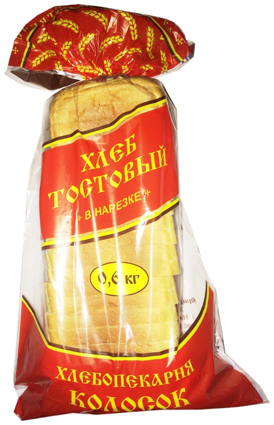 фото Хлеб белый колосок тостовый 600 г