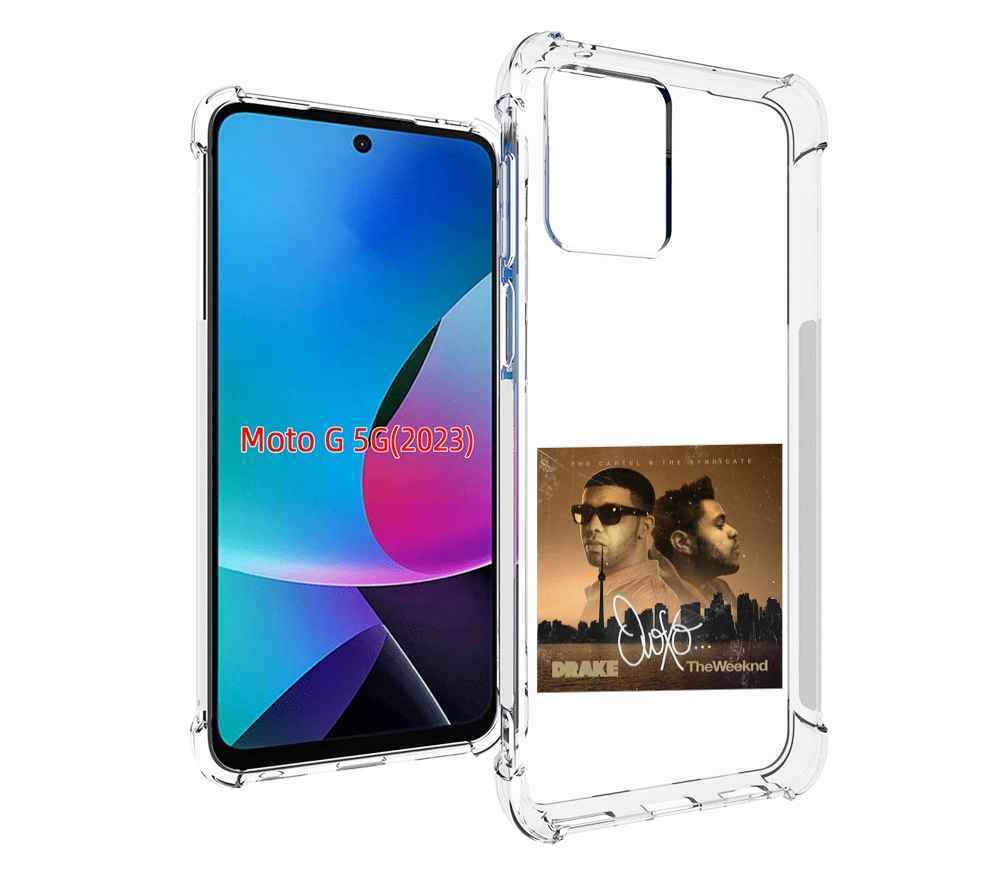 

Чехол MyPads Drake & The Weeknd - OVOXO для MOTO G 5G 2023, Tocco