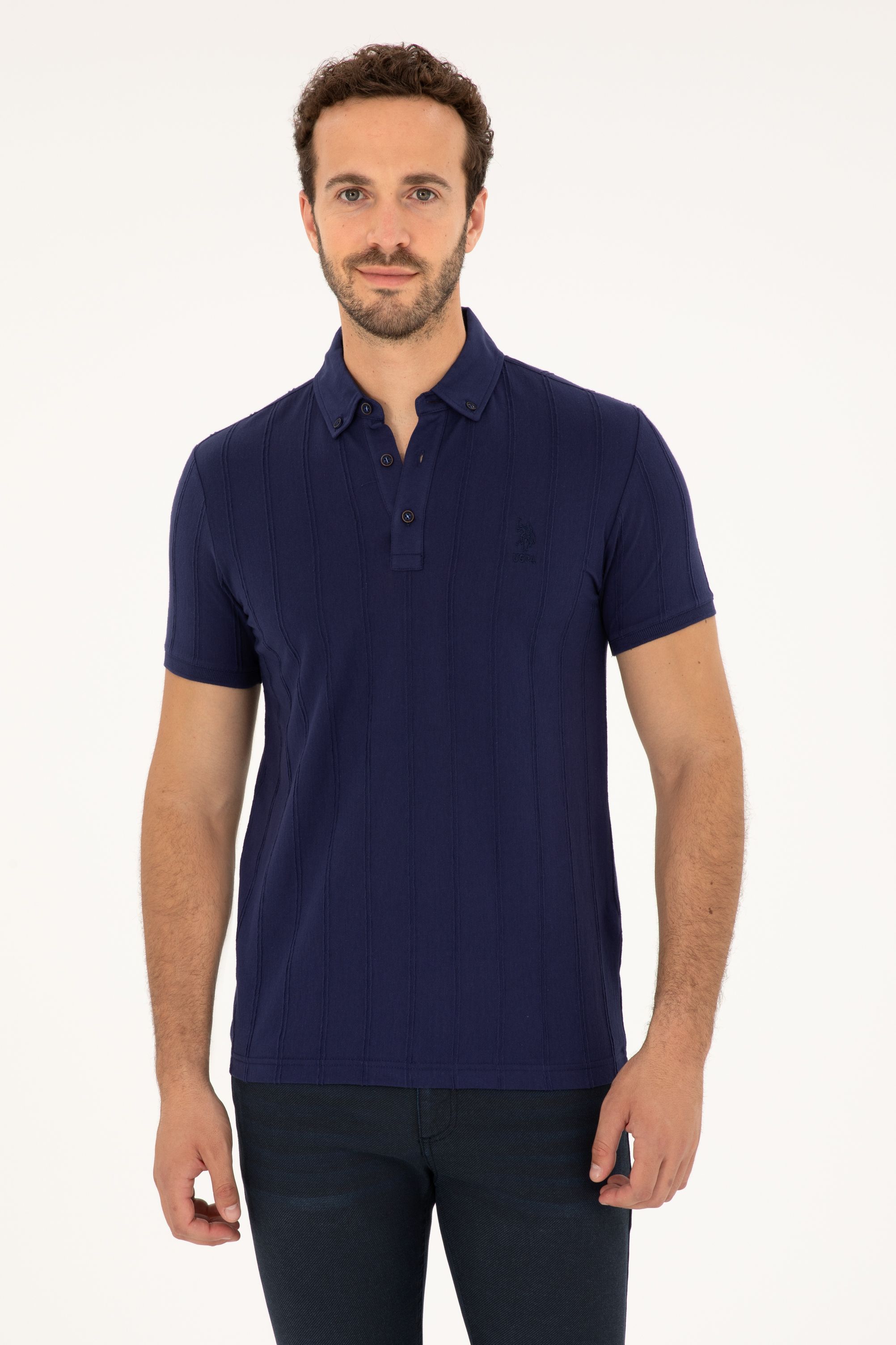 

Футболка мужская US Polo Assn G081SZ0110TEGAS синяя M, Синий, G081SZ0110TEGAS