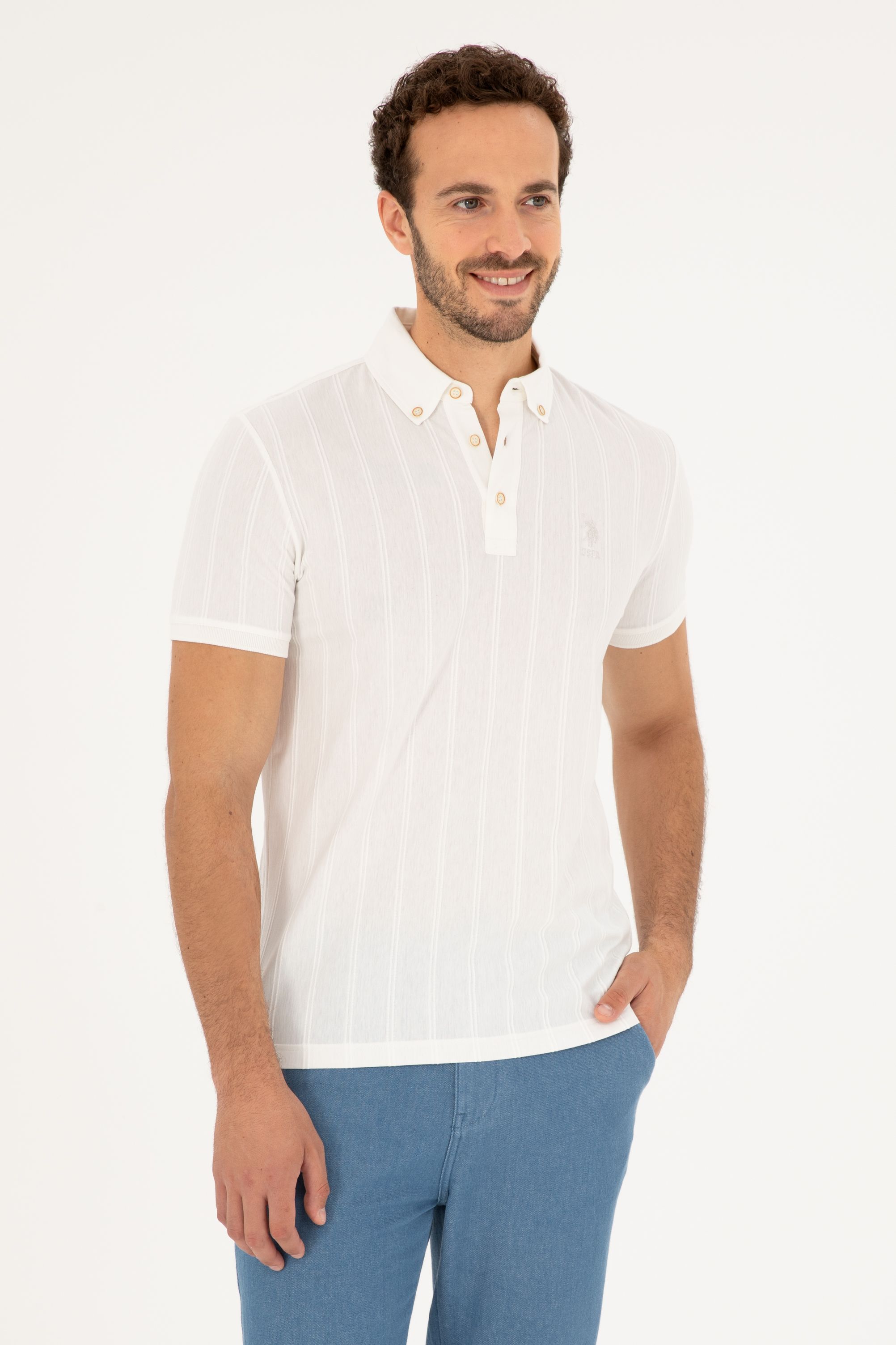 

Футболка мужская US Polo Assn G081SZ0110TEGAS бежевая L, Бежевый, G081SZ0110TEGAS