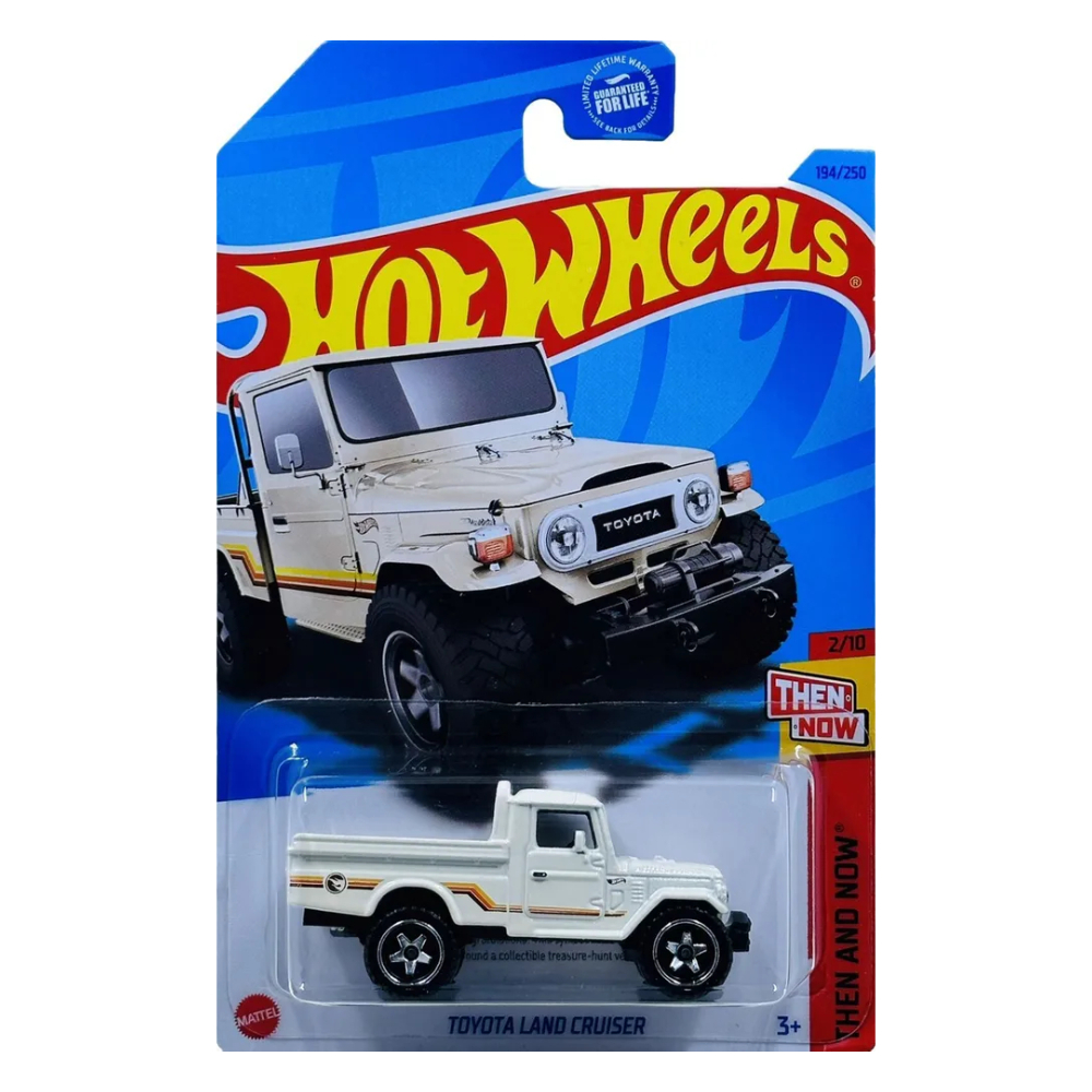 

Машинка Hot Wheels Toyota Land Cruiser Ivory Basic (базовая коллекция) HKL07, Белый