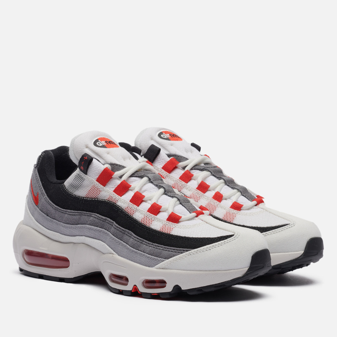 фото Кроссовки мужские nike air max 95 qs comet белые 45.5 eu