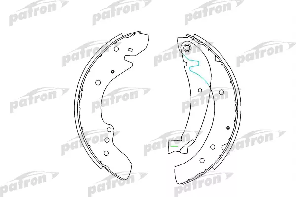 

Тормозные колодки PATRON барабанные PSP534