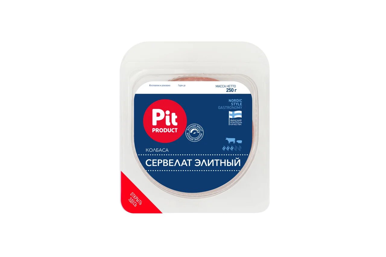 

Колбаса Пит-Продукт Сервелат Элитный 250 г