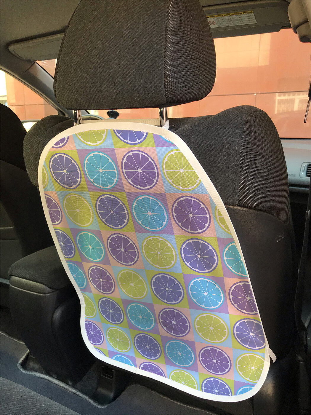 

Накидка на спинку сиденья JoyArty Цветные дольки, 45х62, Цветные дольки