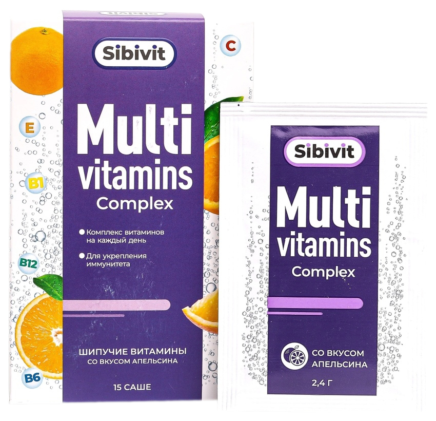 Мультивитамины Sibivit для взрослых саше 15 шт.