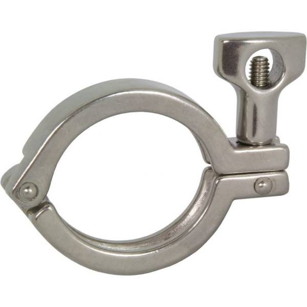 фото Хомут titan lock 1in, clamp 1-осевой dn25 нерж. 304 tl25clc