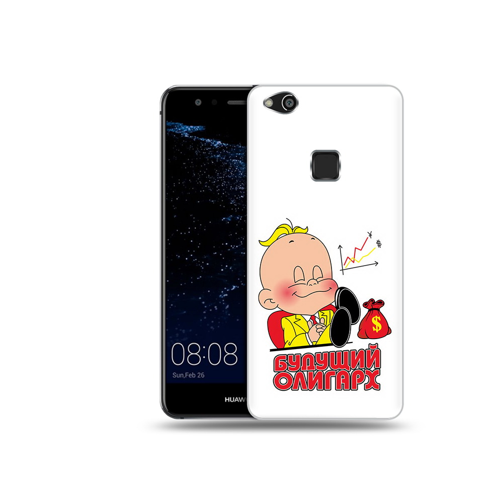 

Чехол MyPads Tocco для Huawei P10 Lite Будущий олигарх (PT62135.59.37), Прозрачный, Tocco
