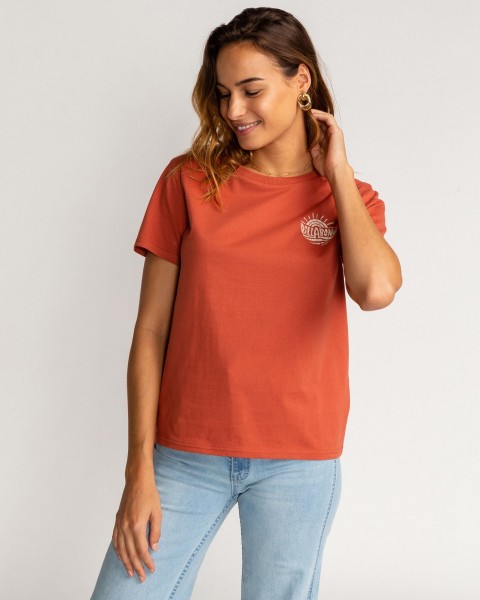

Футболка женская Billabong U3SS35-BIF0 оранжевая XL