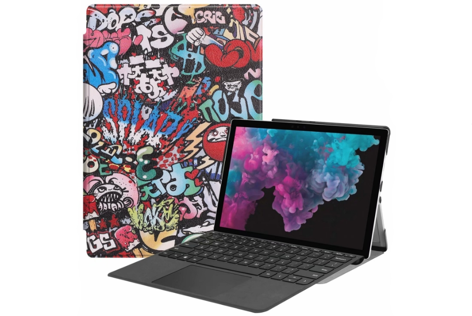 

Чехол MyPads для Microsoft Surface Pro X MSQ1 тематика Граффити, Con il Modello