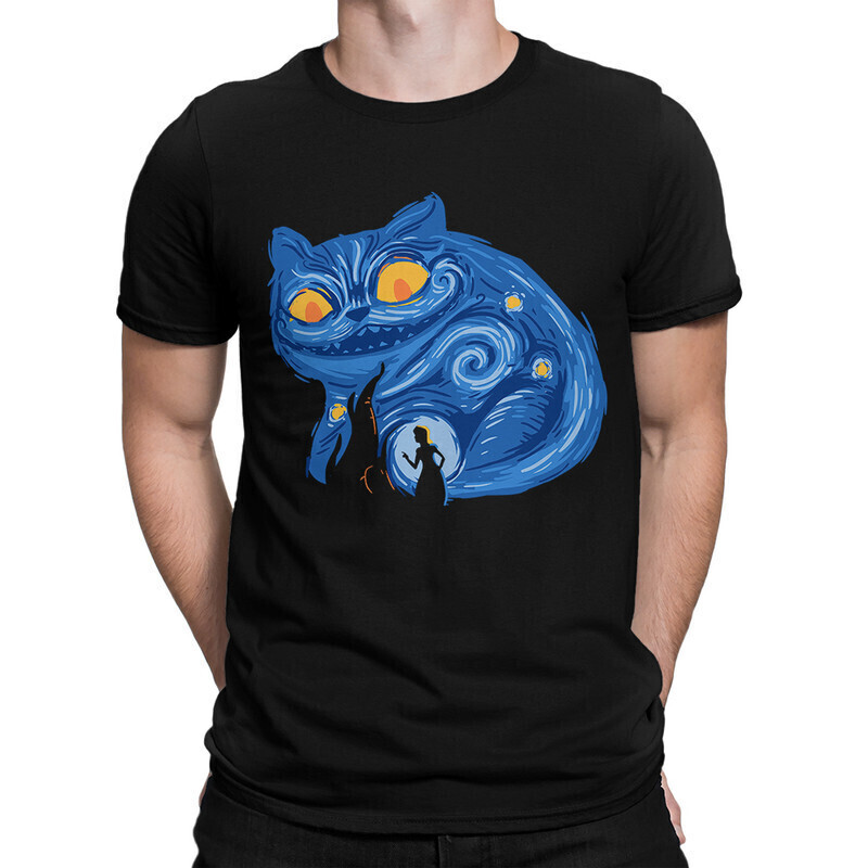 

Футболка мужская Dream Shirts Чеширский Кот - Алиса в стране чудес 1000001222 черная M, Чеширский Кот - Алиса в стране чудес 1000001222