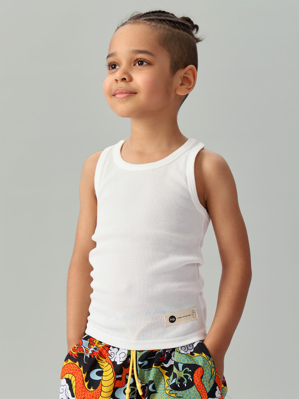 

Майка бельевая детская Happy Baby 88160, white, 110, Белый, 88160