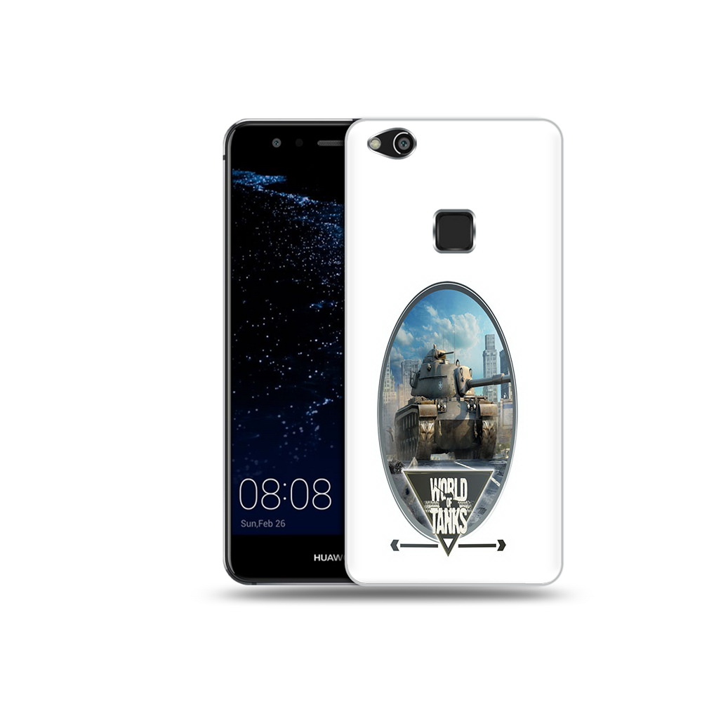 

Чехол MyPads Tocco для Huawei P10 Lite игра с танками (PT62135.59.375), Прозрачный, Tocco