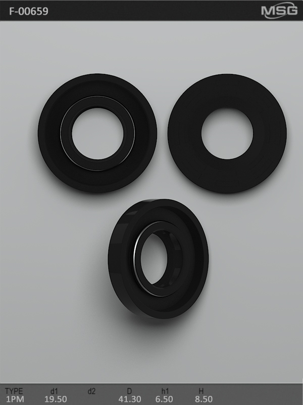 

Сальник рулевой рейки EMMETEC 19.5x41.3x6.5/8.5 (1PM) F-00659, F-00659, F00659