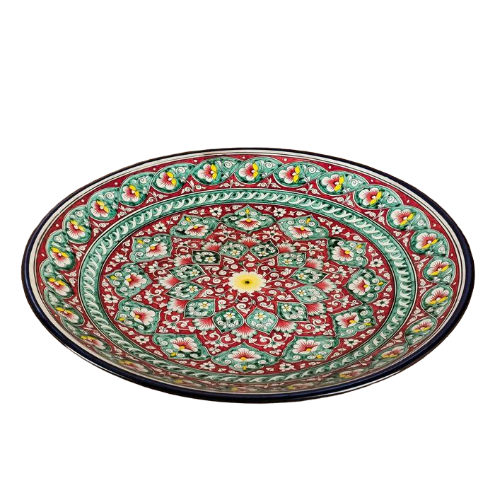 

Ляган Риштанская Керамика "Кора Калам", 39 см, синий микс