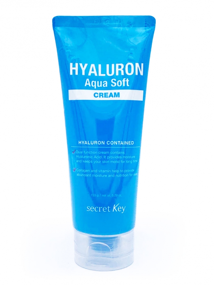Крем для лица Secret Key с гиалуроновой кислотой Hyaluron Aqua Soft Cream, 150 г