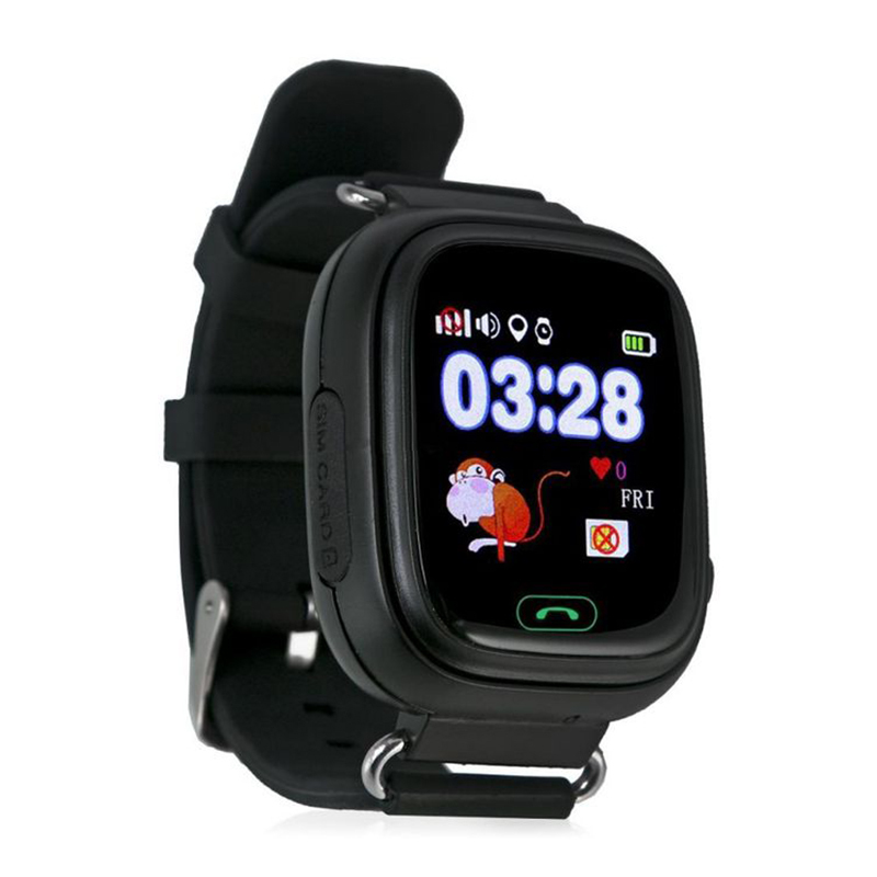 фото Часы детские smart baby watch g72 wi-fi чёрные smart watch