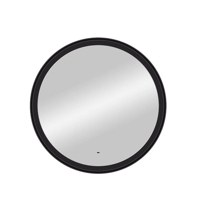 зеркало 62 5x81 4 см светлый орех caprigo napoli 11230 b168 Зеркало круглое Art&Max Napoli 100 черное AM-Nap-1000-DS-F