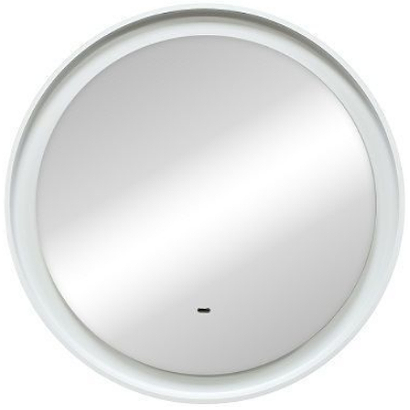 зеркало 62 5x81 4 см светлый орех caprigo napoli 11230 b168 Зеркало круглое Art&Max Napoli 80 белое AM-Nap-800-DS-F-White