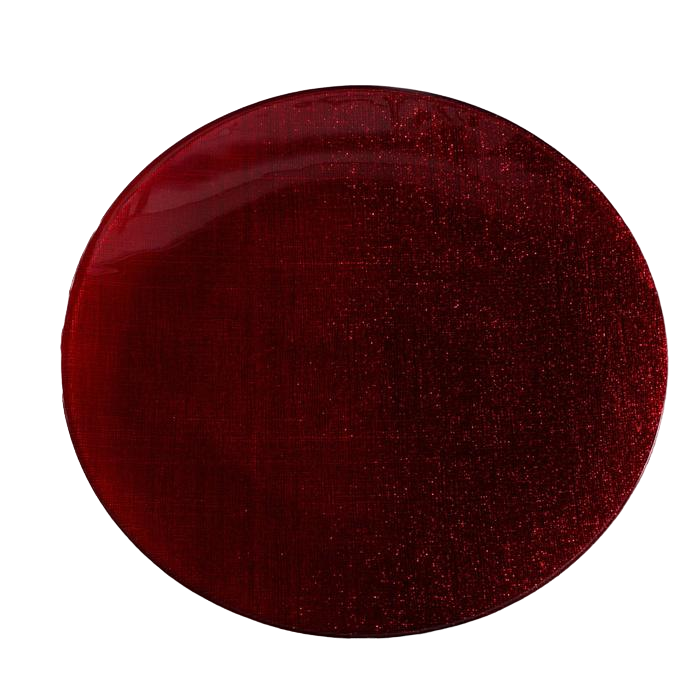 Тарелка подстановочная «Талисман», d=32 см, цвет красный