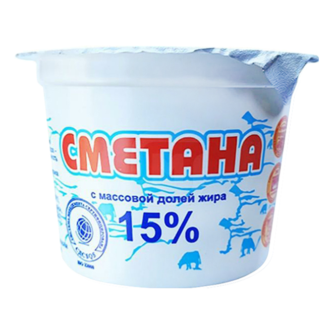 

Сметана Ташлинский 15% 200 г