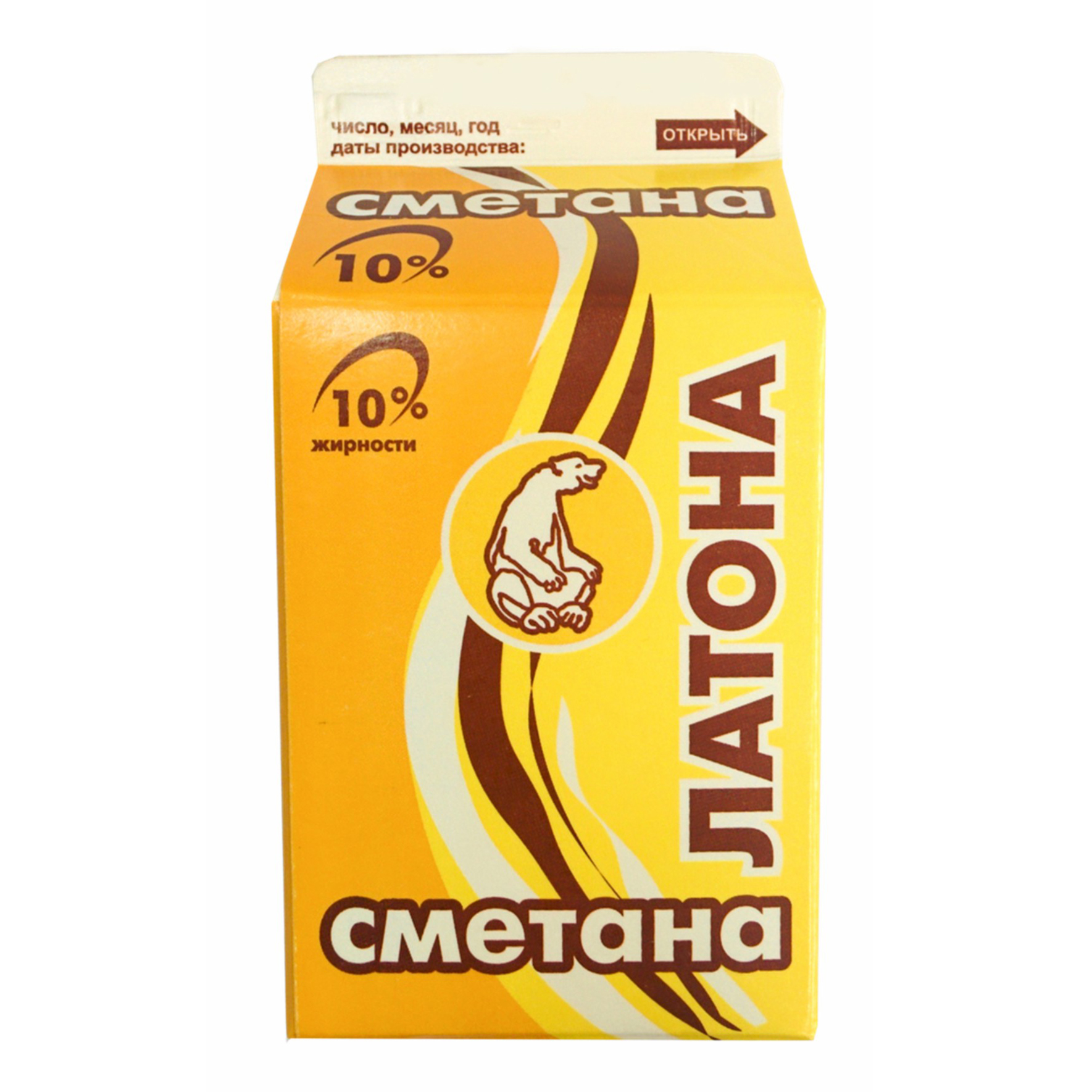 

Сметана Латона 10% бзмж 500 г