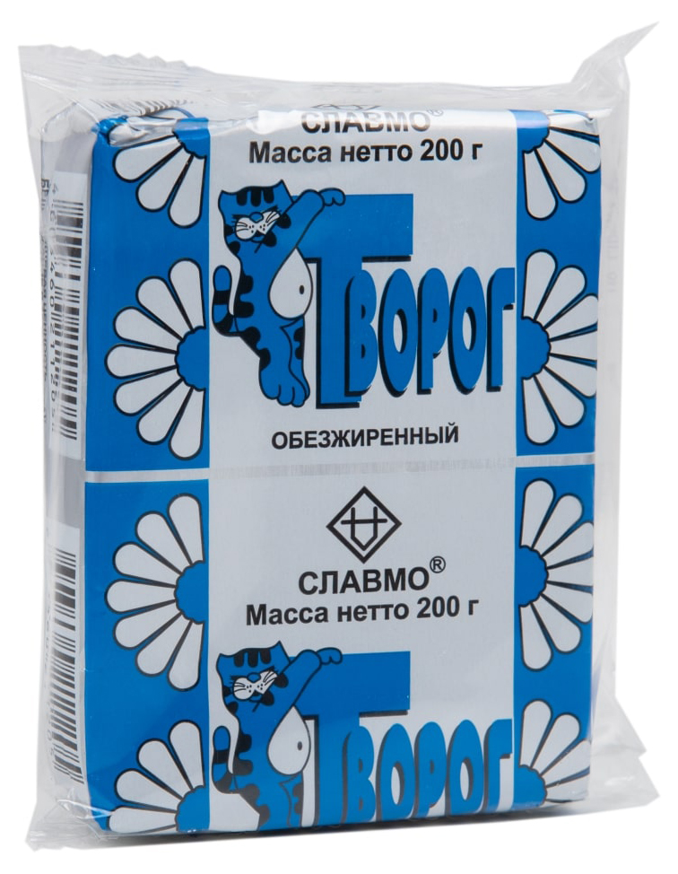 

Творог Славмо обезжиренный 200 г