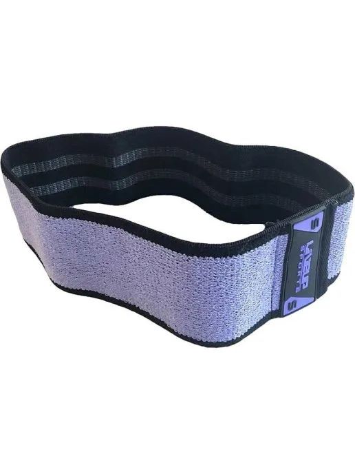 Эспандер LiveUp Фиолетовая резинка для ног Hip Bands, 32*8 см