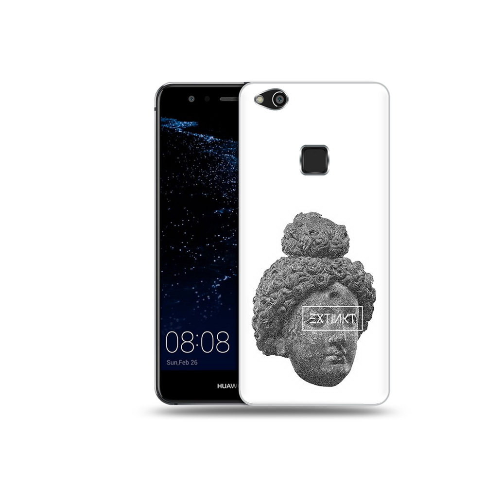 

Чехол MyPads Tocco для Huawei P10 Lite каменное лицо девушки (PT62135.59.383), Прозрачный, Tocco