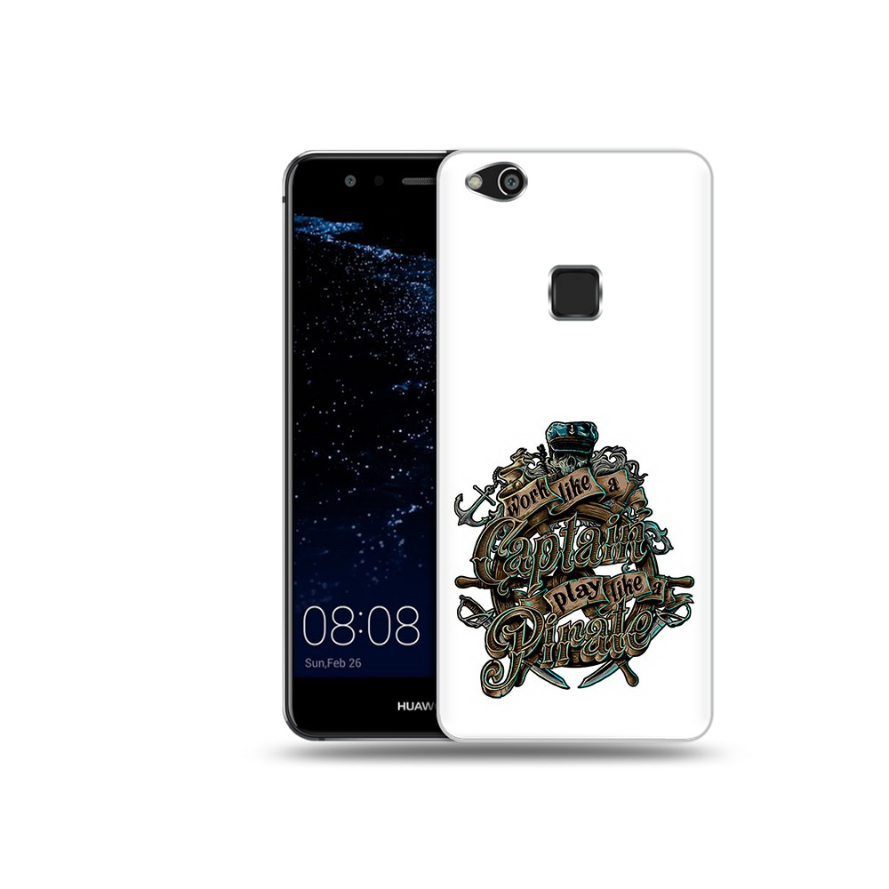 

Чехол MyPads Tocco для Huawei P10 Lite капитан пиратов (PT62135.59.385), Прозрачный, Tocco