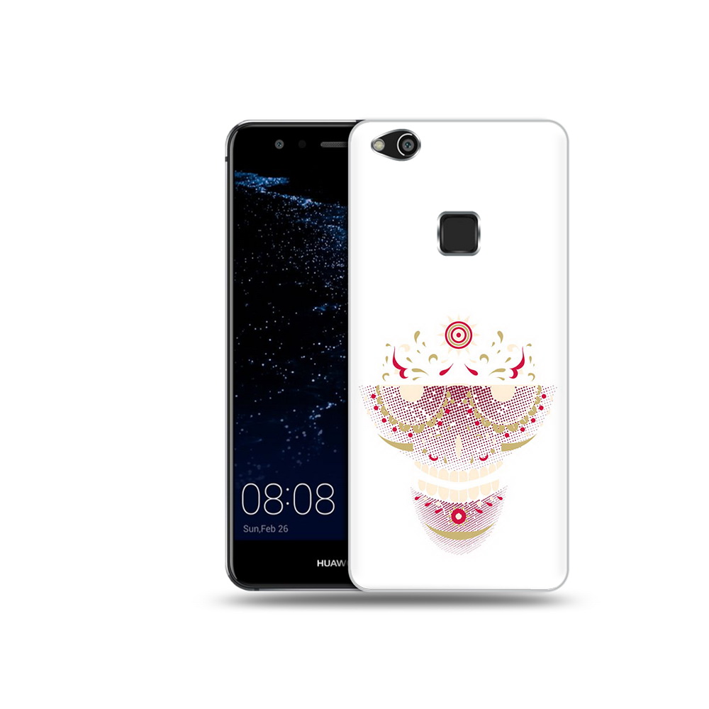 

Чехол MyPads Tocco для Huawei P10 Lite карнавальный скелет абстракция (PT62135.59.386), Прозрачный, Tocco
