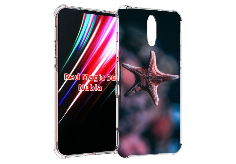 

Чехол MyPads морская-звезда---starfish для ZTE Nubia Red Magic 1 5G, Прозрачный, Tocco