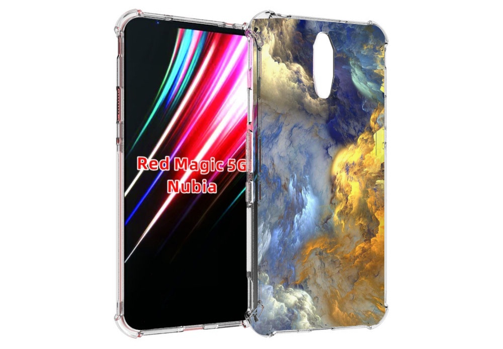 

Чехол MyPads мраморное небо для ZTE Nubia Red Magic 1 5G, Прозрачный, Tocco