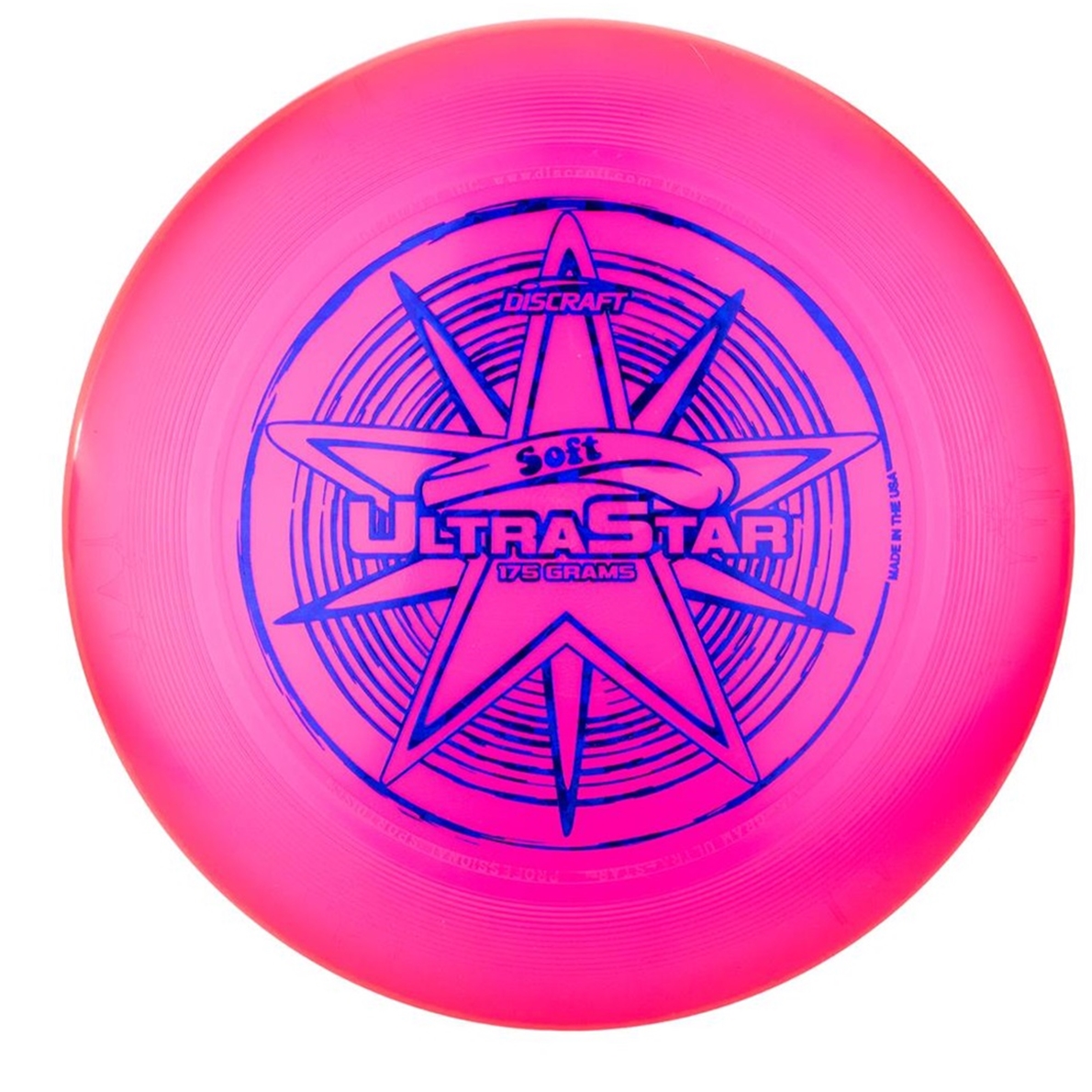 Диск Фрисби Discraft Ultra-Star мягкий розовый (175 гр.)