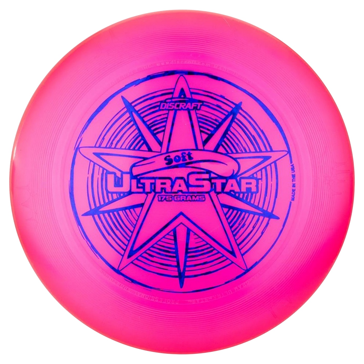 Диск Фрисби Discraft Ultra-Star мягкий розовый 175 гр 3590₽