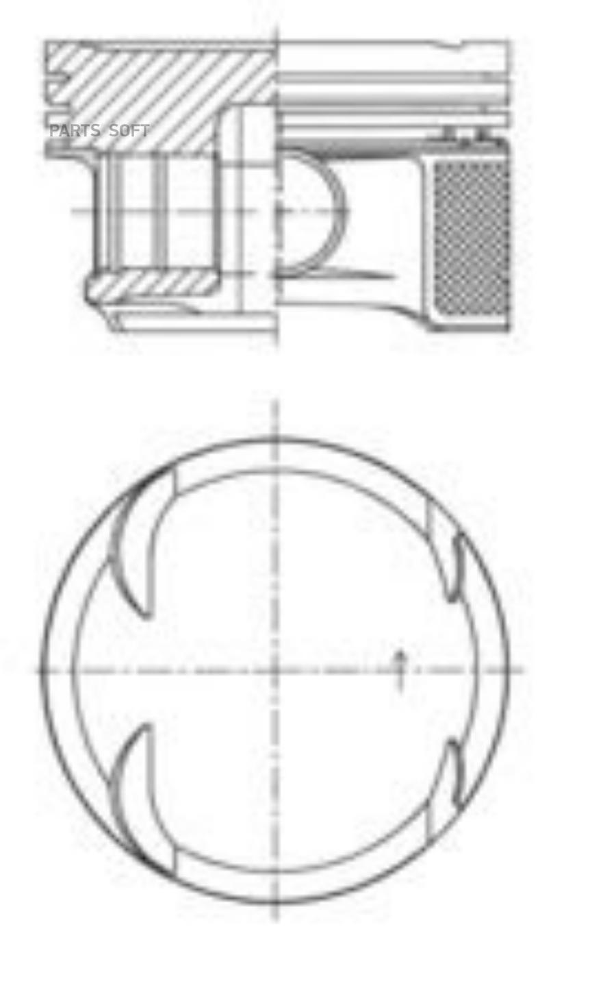 

Поршень KOLBENSCHMIDT dm.82x1.2x1.5x2.5 STD