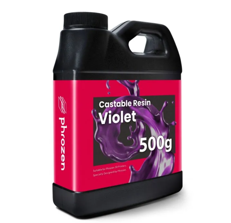 

Фотополимерная смола Phrozen Wax-Like Castable Violet, фиолетовая, 0,5 кг., Фиолетовый, Wax-Like Castable Violet