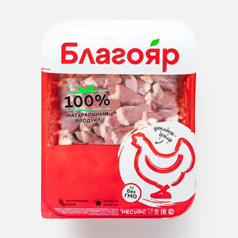 

Сердца куриные Благояр охлажденные 490 г