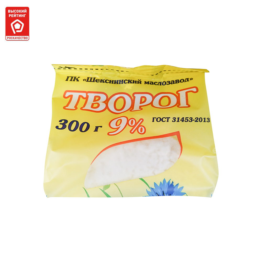 

Творог Шекснинский маслозавод 9% 300 г