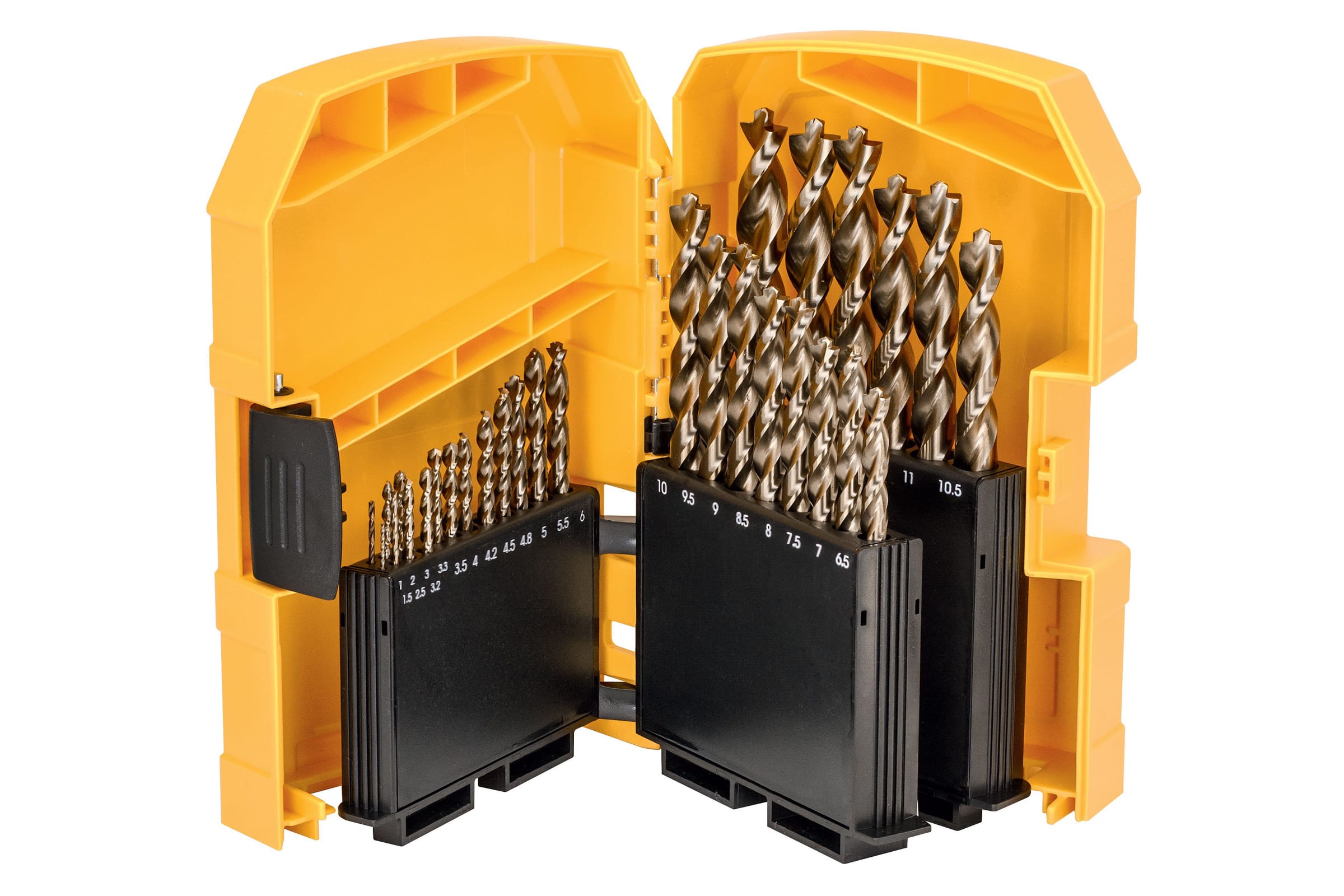 

Набор сверл п/мет.COBALT 8%,1-13мм,29шт DeWalt