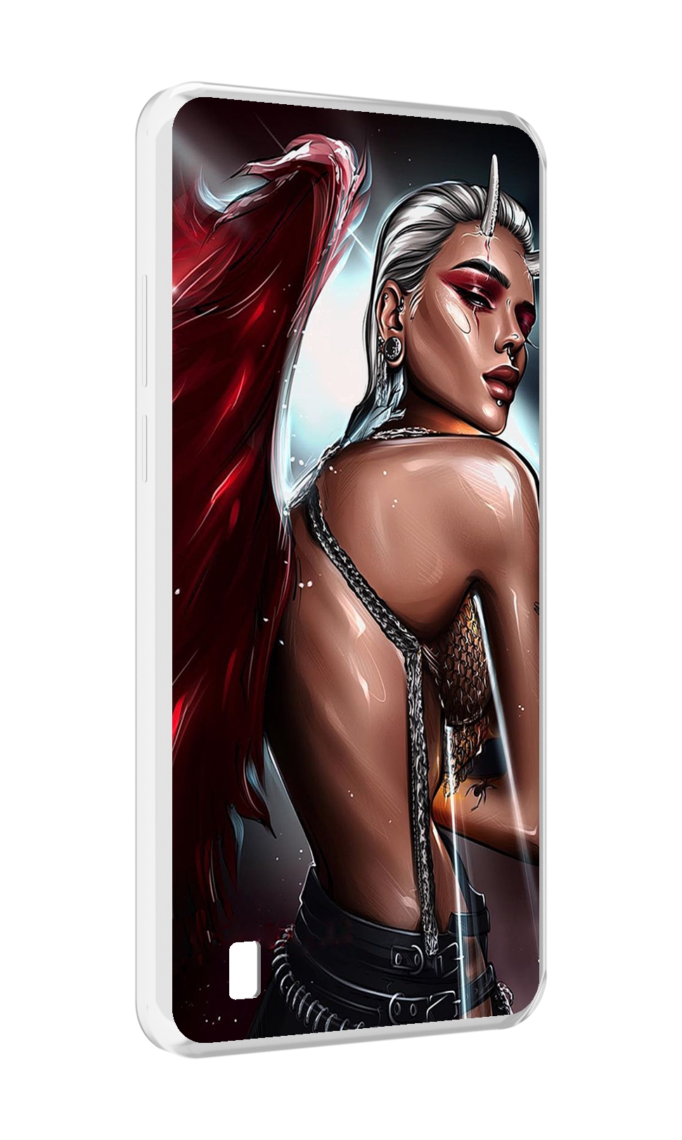 

Чехол MyPads девушка-с-крыльями женский для Blackview A55, Прозрачный, Tocco