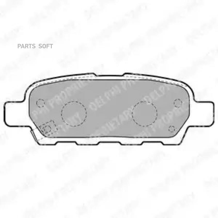 

Колодки торм.зад. NISSAN Murano 3,5 4X4 03/05->/Qashqai 1,5-2,0/dCi 02/07->/Tiida 1 DELPHI