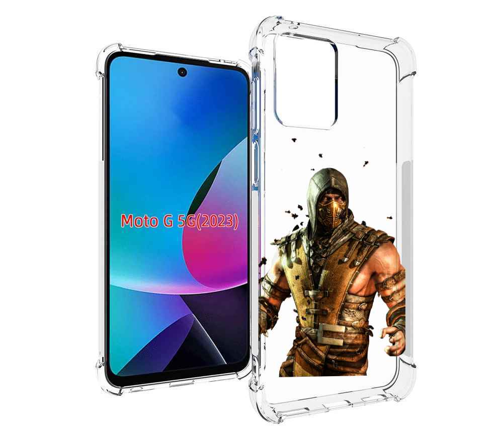 

Чехол MyPads Mortal Kombat scorpion для MOTO G 5G 2023, Tocco