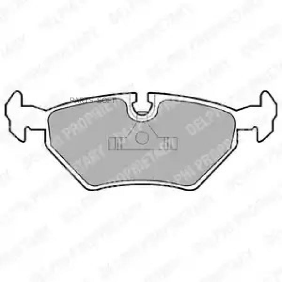 

Колодки торм.зад. BMW E34 1.8-2.5TD 89-97/E32 3.0-5.0 85-94 DELPHI