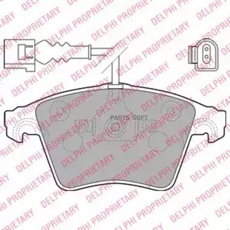 

Колодки торм.пер./датч. VW Multivan V 1.9-3.2/TDI/V6 04/03->/Transporter V 1.9-3.2/ DELPHI