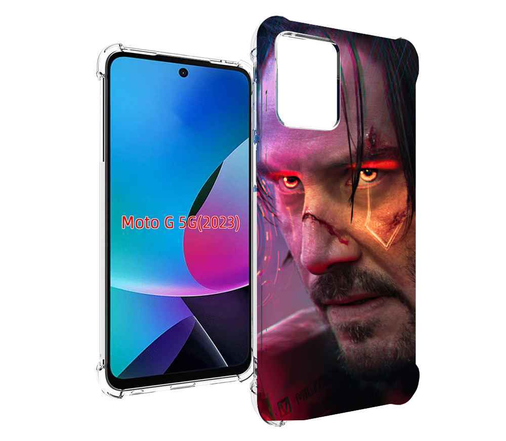 

Чехол MyPads cyberpunk 2077 Джонни Сильверхенд для MOTO G 5G 2023, Tocco