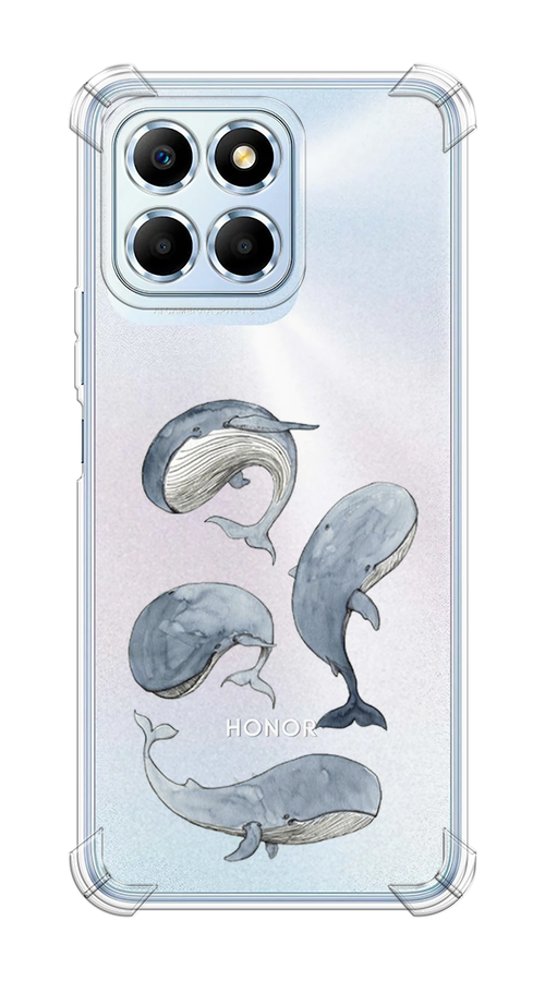 

Чехол Awog на Huawei Honor X6/X6s "Киты", Белый;прозрачный;голубой, 6120251-1